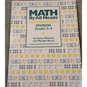 Math by All Means: Division Grades 3-4 by Susan Ohanian